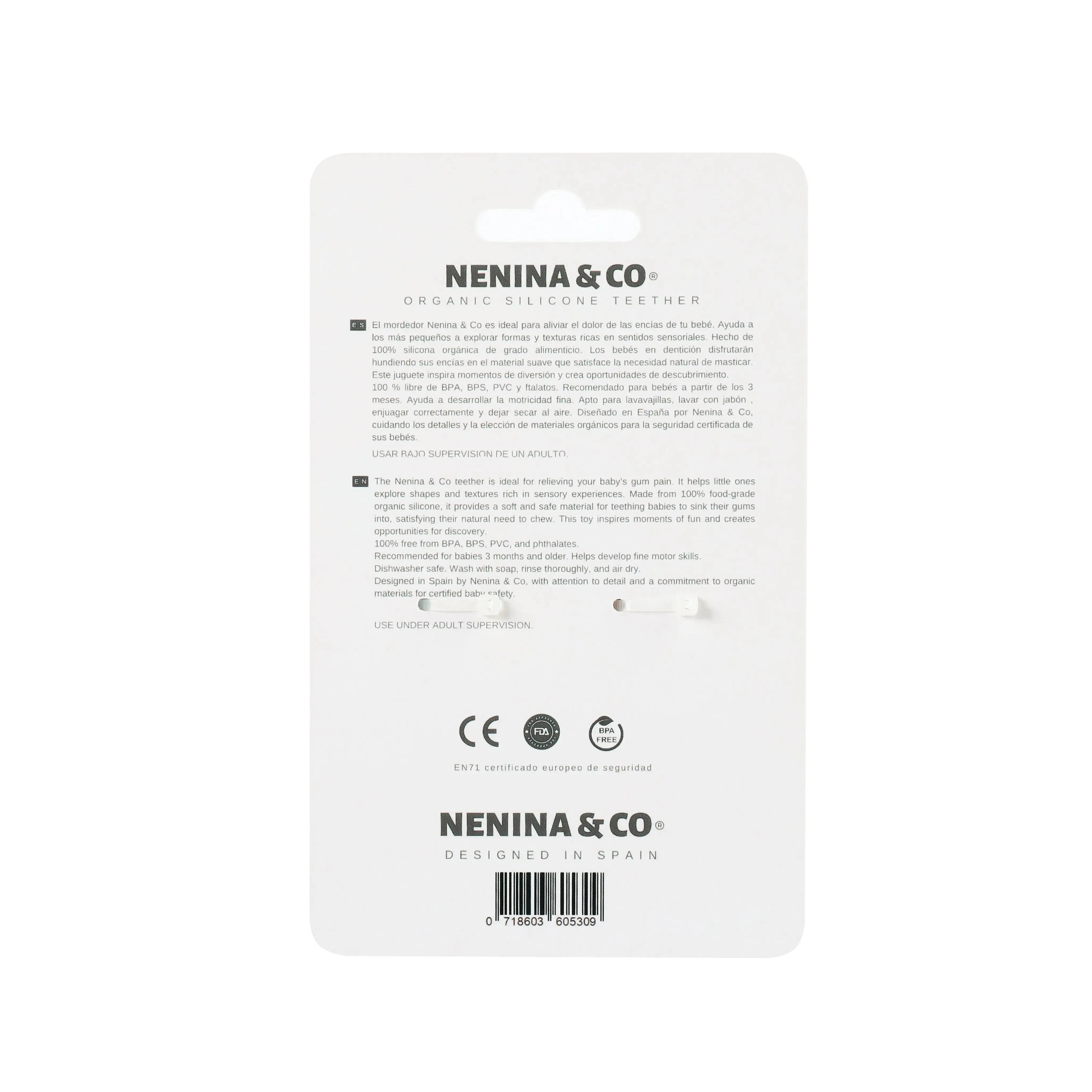 New Mordedor Marino Nenina & Co 100 % Silicona Orgánica
