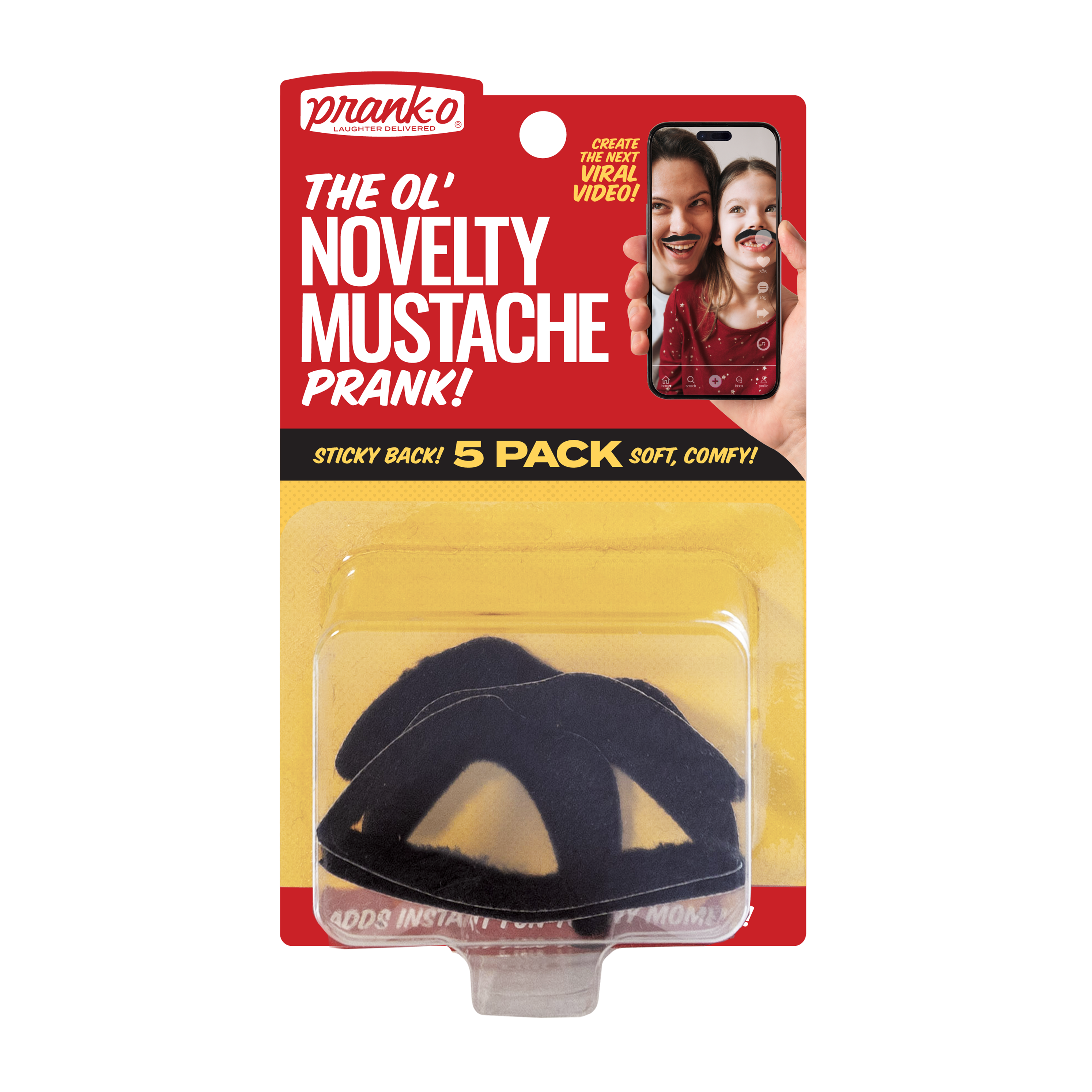 The Ol' Novelty Mustache Prank By Prank-O (As Seen on Shark Tank)