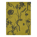 Mustard Bloom Silhouette Hand Tufted Rug