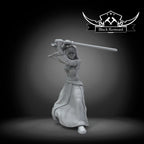 Mystical blind dark warrior, Black Remnant