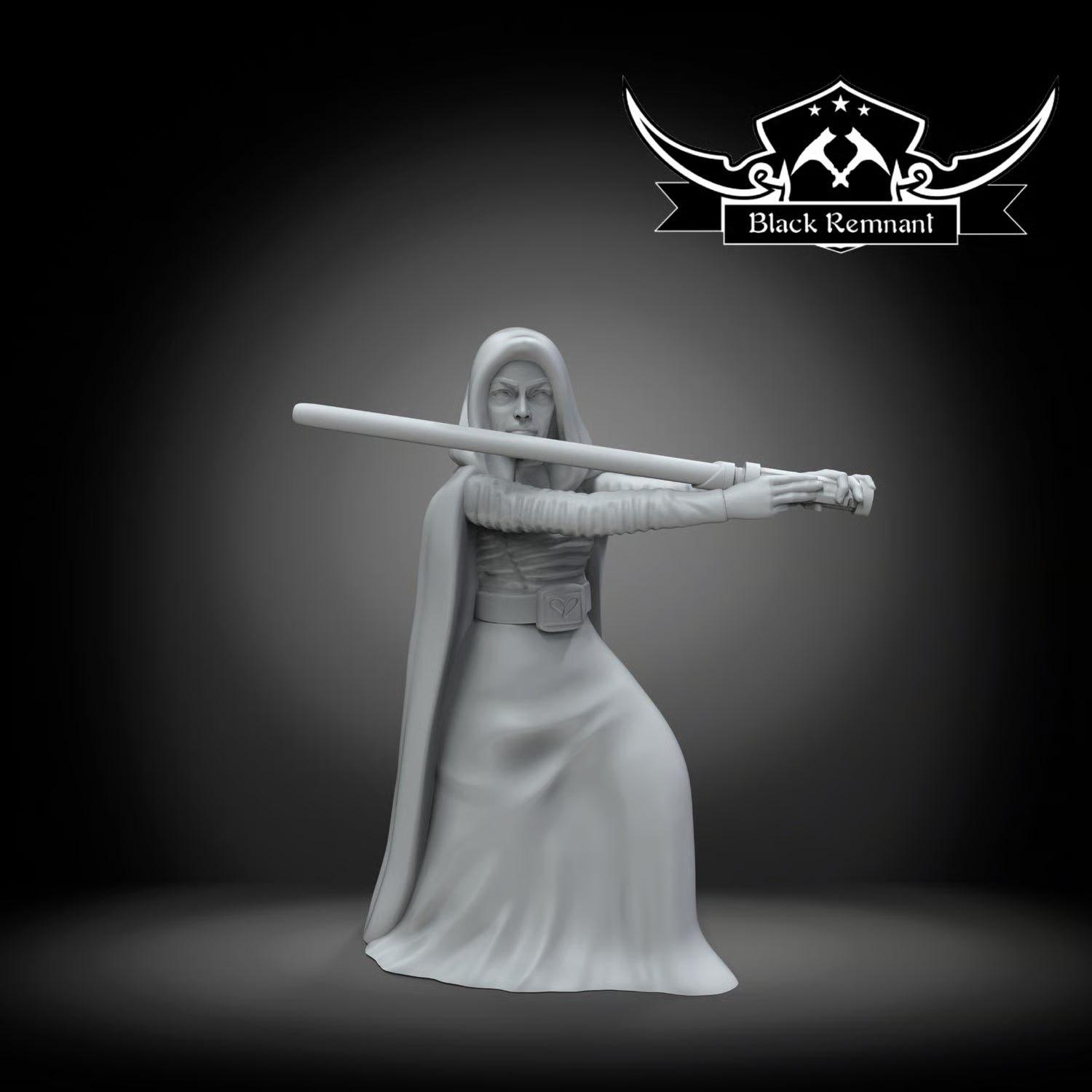Mystical blue apprentice warrior, Black Remnant