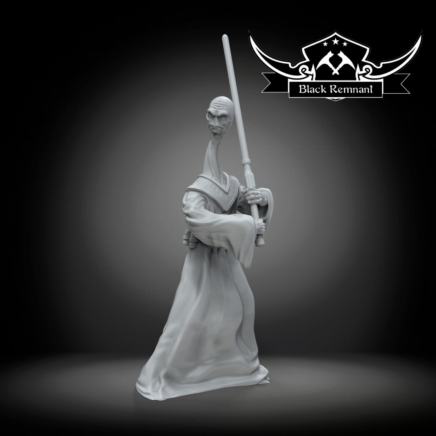 Mystical long neck warrior, Black Remnant