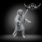Mystical warrior with horns, Black Remnant