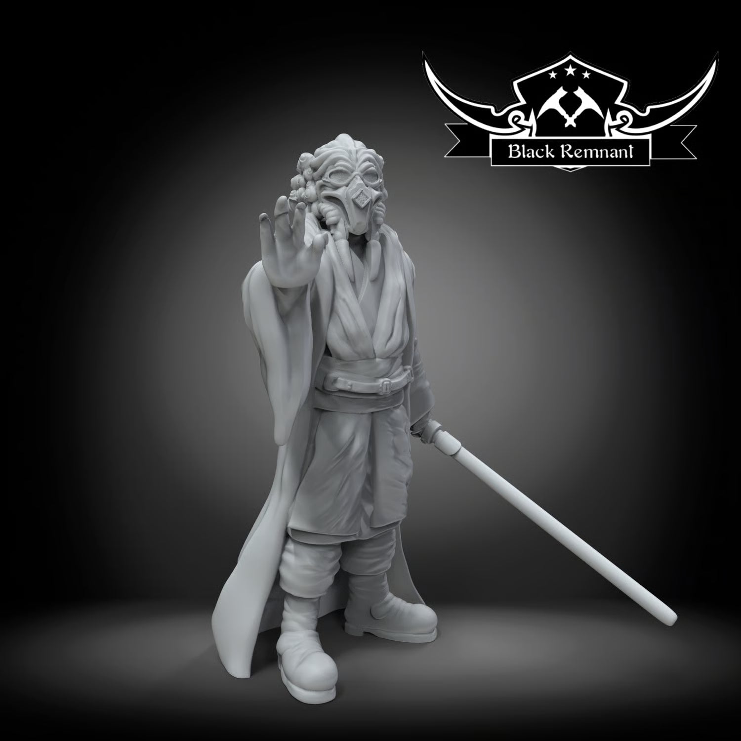 Mystical warrior with mask, Black Remnant