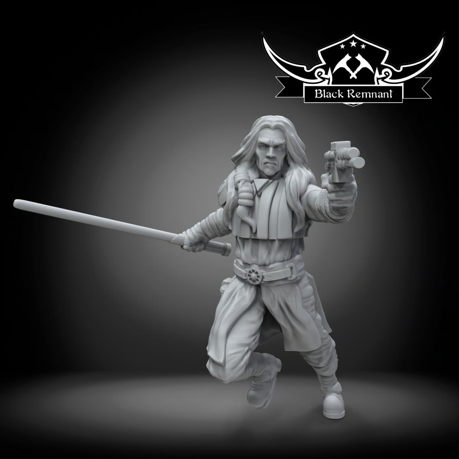 Mystical warrior with pistol A, Black Remnant