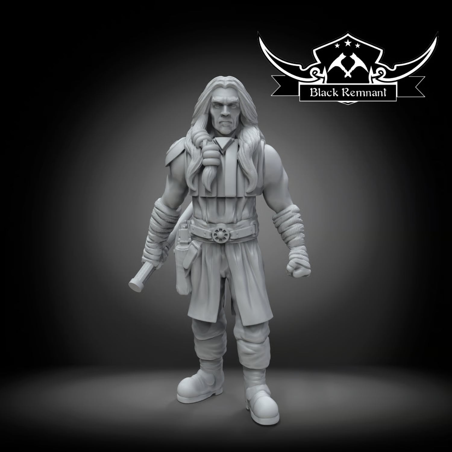 Mystical warrior with pistol B, Black Remnant