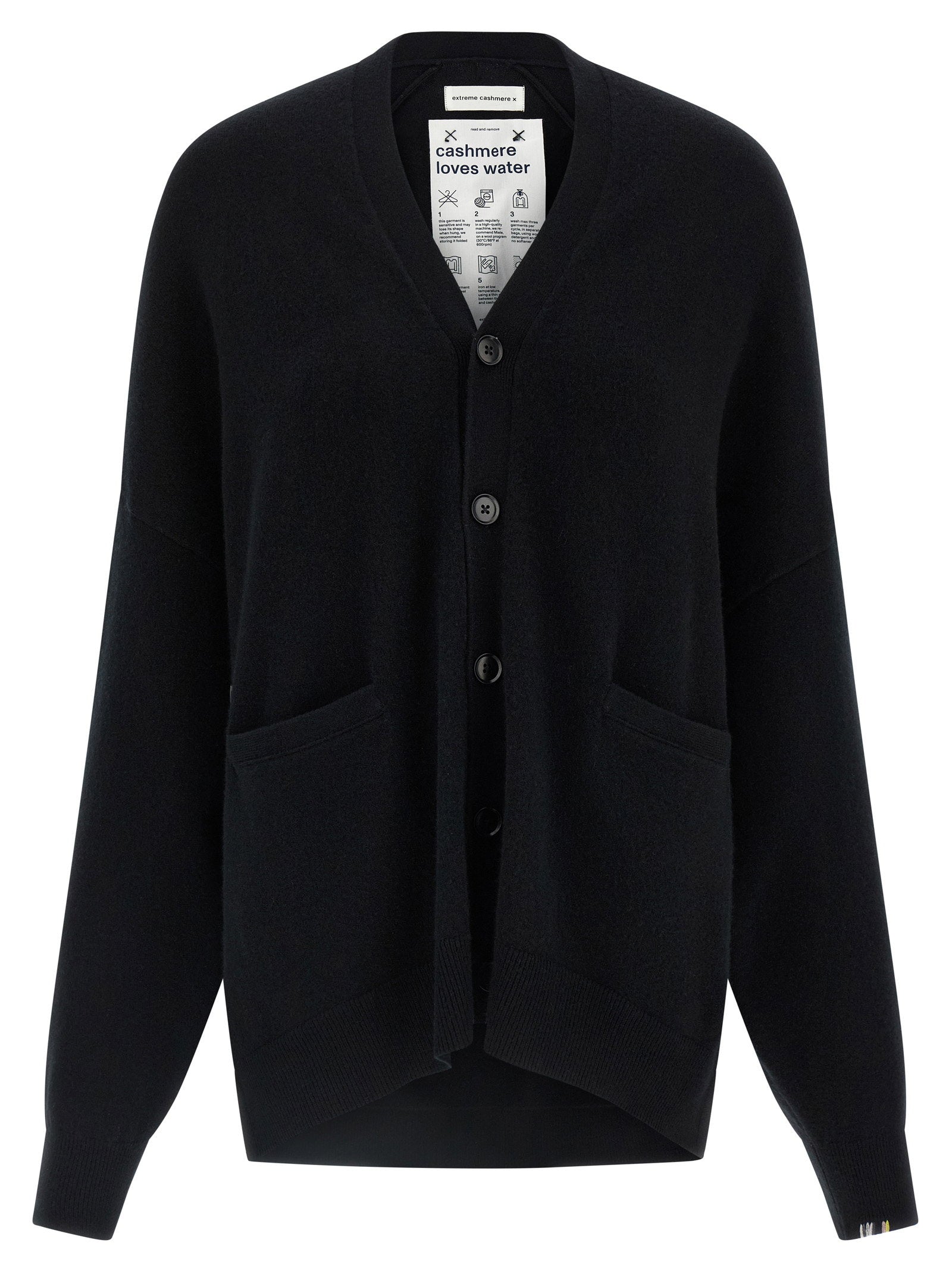 Extreme Cashmere Tokio Cardigan — Black