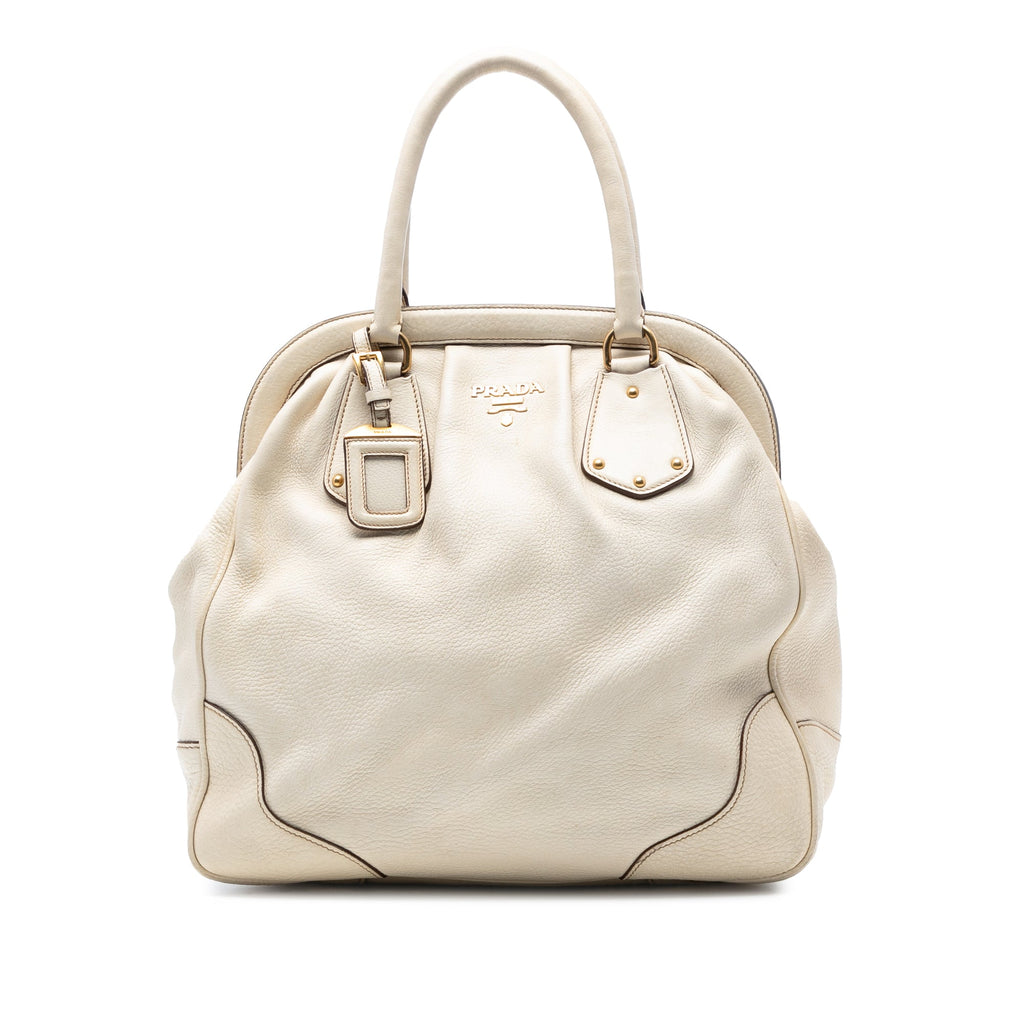 Vitello Daino Frame Tote