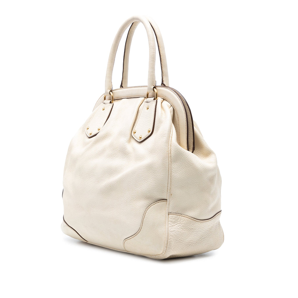 Vitello Daino Frame Tote