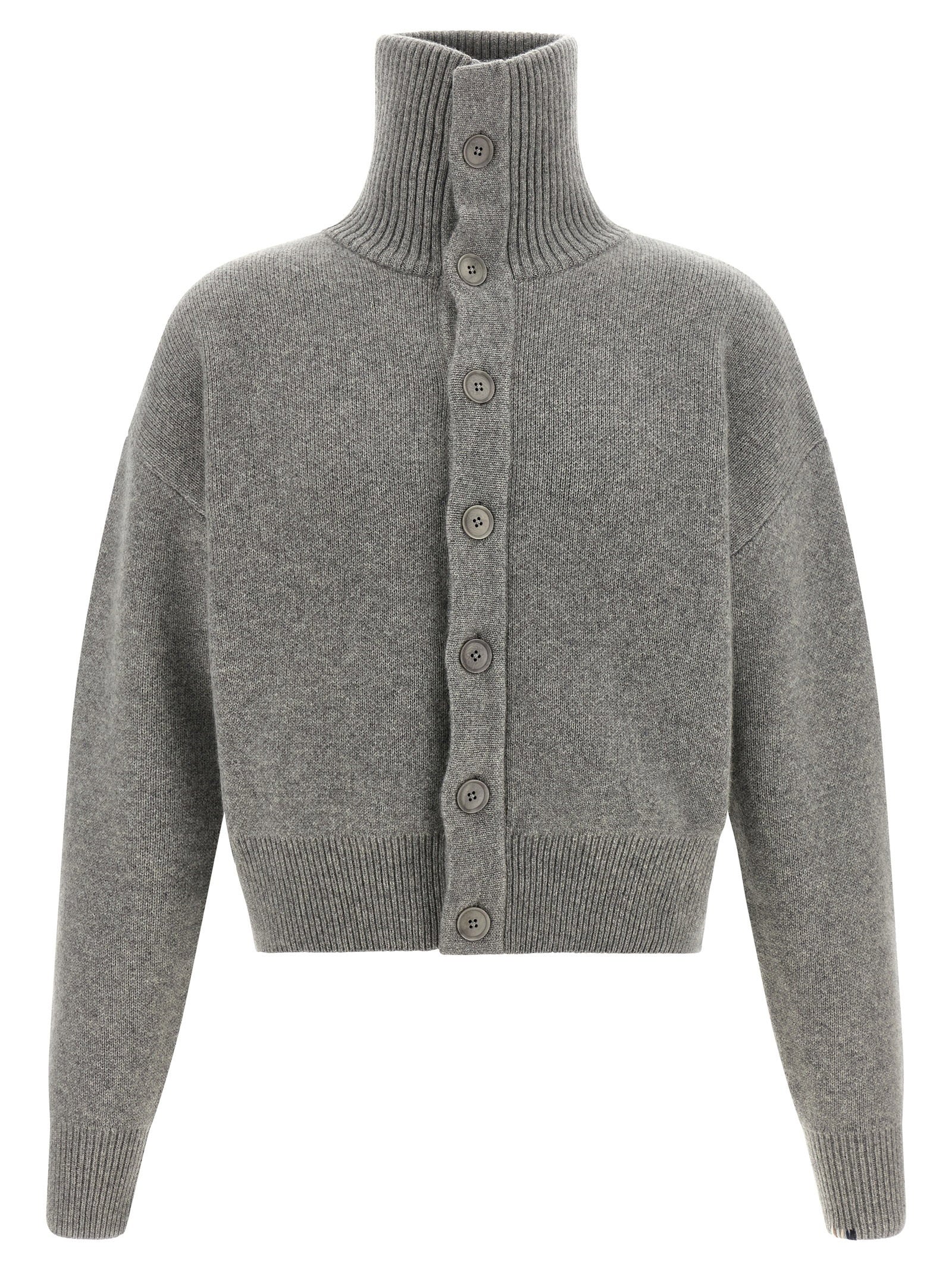 Extreme Cashmere Cardigan — grey