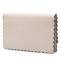 Leather Studded Monster Eyes Wallet on Chain