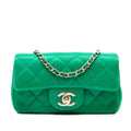 Extra Mini Rectangular Classic Satin Single Flap