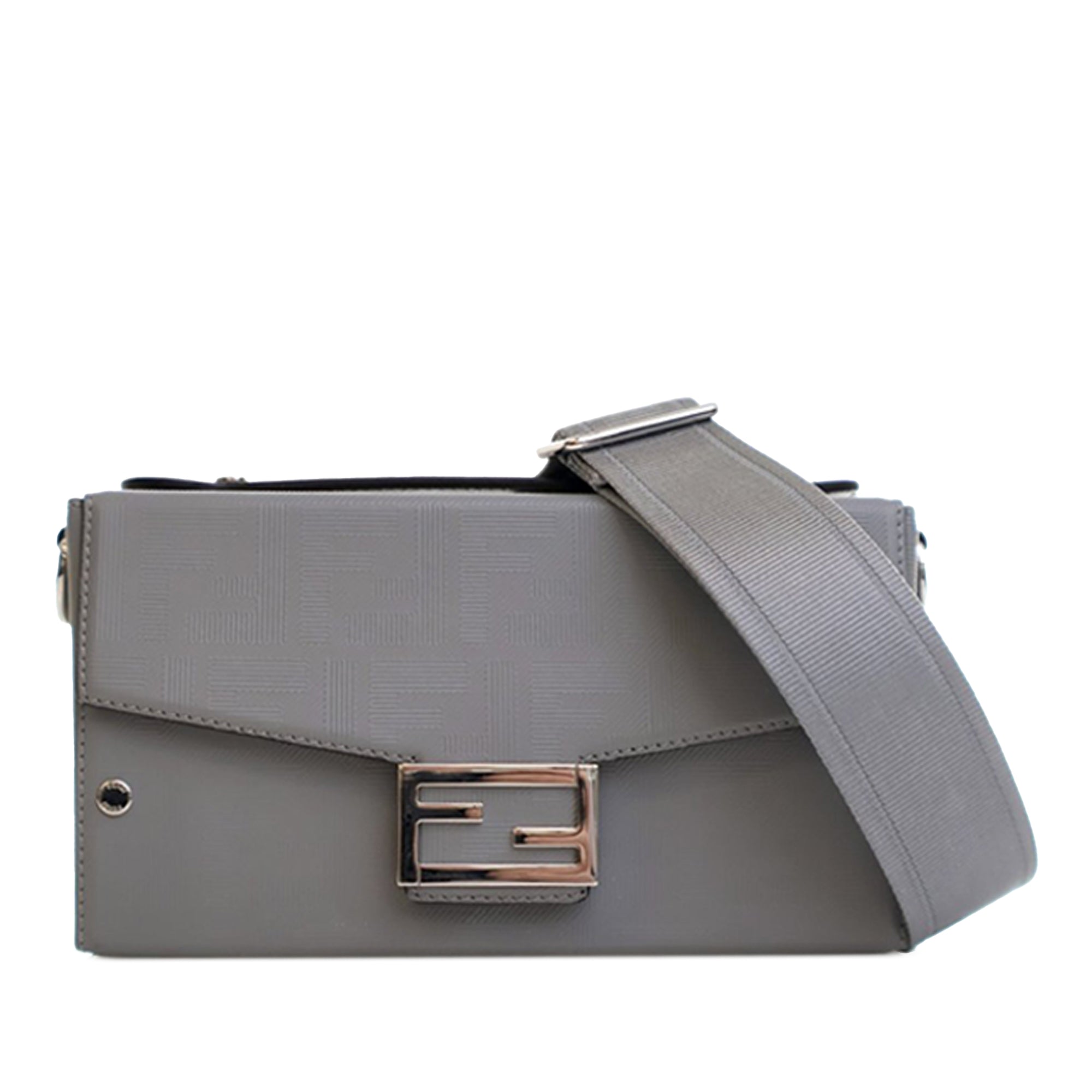 Zucca Calfskin Soft Trunk Baguette Satchel