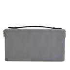 Zucca Calfskin Soft Trunk Baguette Satchel