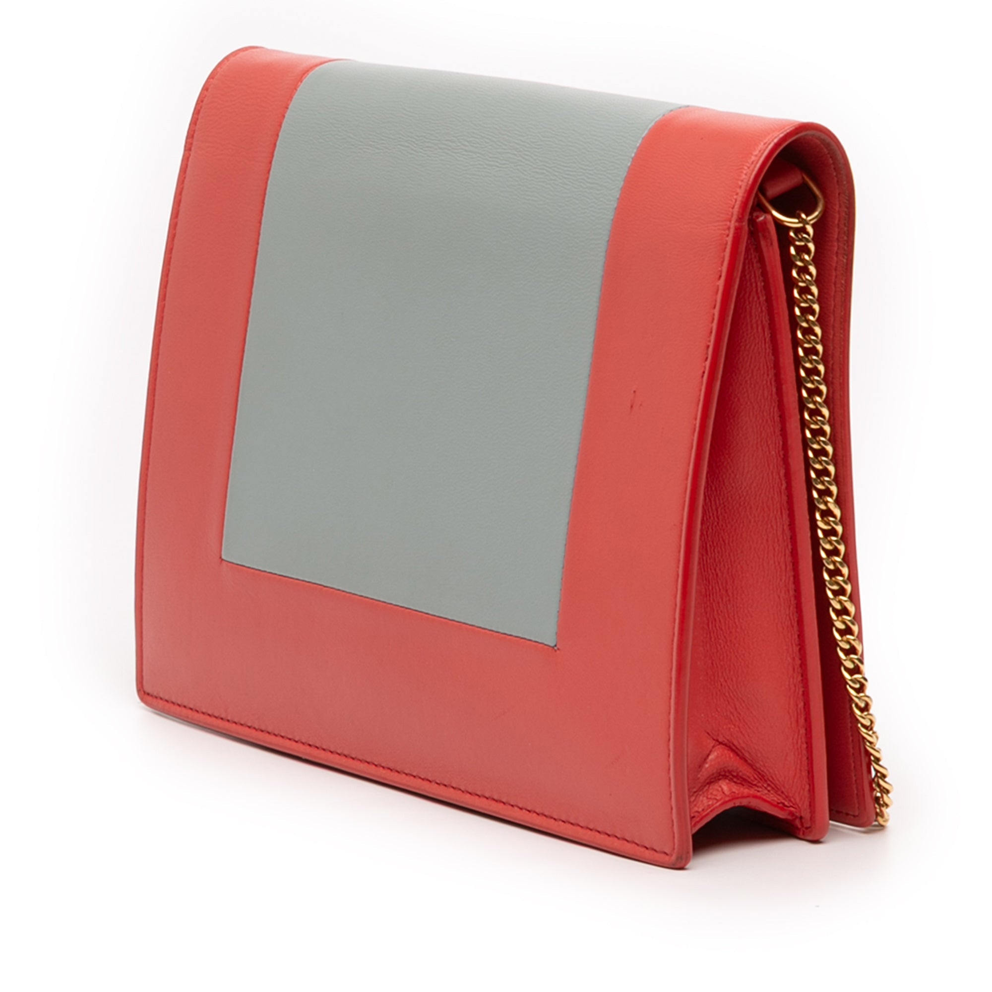 Leather Frame Wallet on Chain