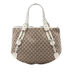 GG Canvas Horsebit Pelham Shoulder Bag