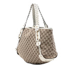 GG Canvas Horsebit Pelham Shoulder Bag