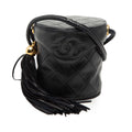 Mini Quilted Lambskin Canteen Tassel Vanity Case