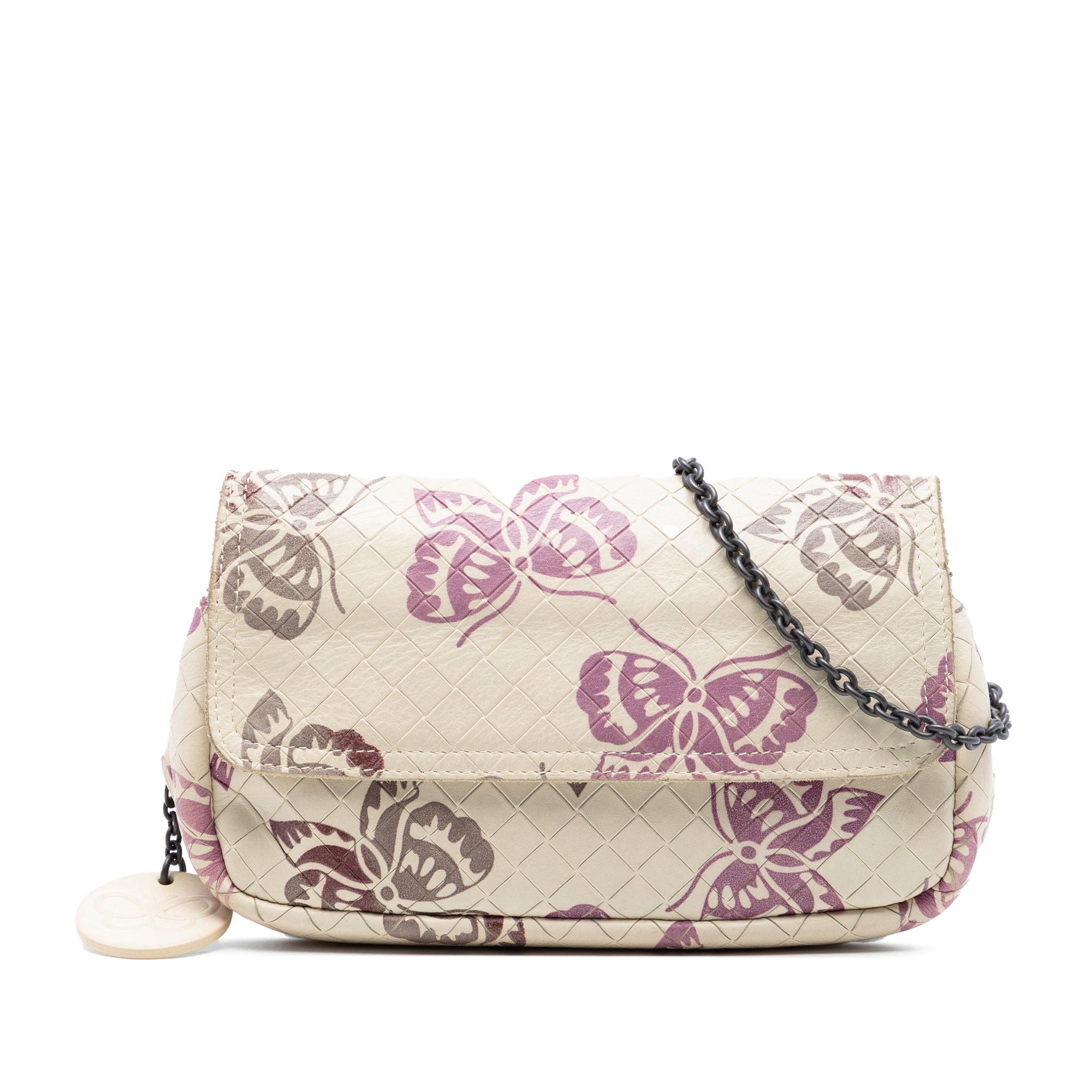 Small Nappa Intrecciomirage Butterfly Chain Crossbody