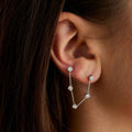 NATALIA DOUBLE Diamond Stud Earring Single By ALINKA Fine Jewellery