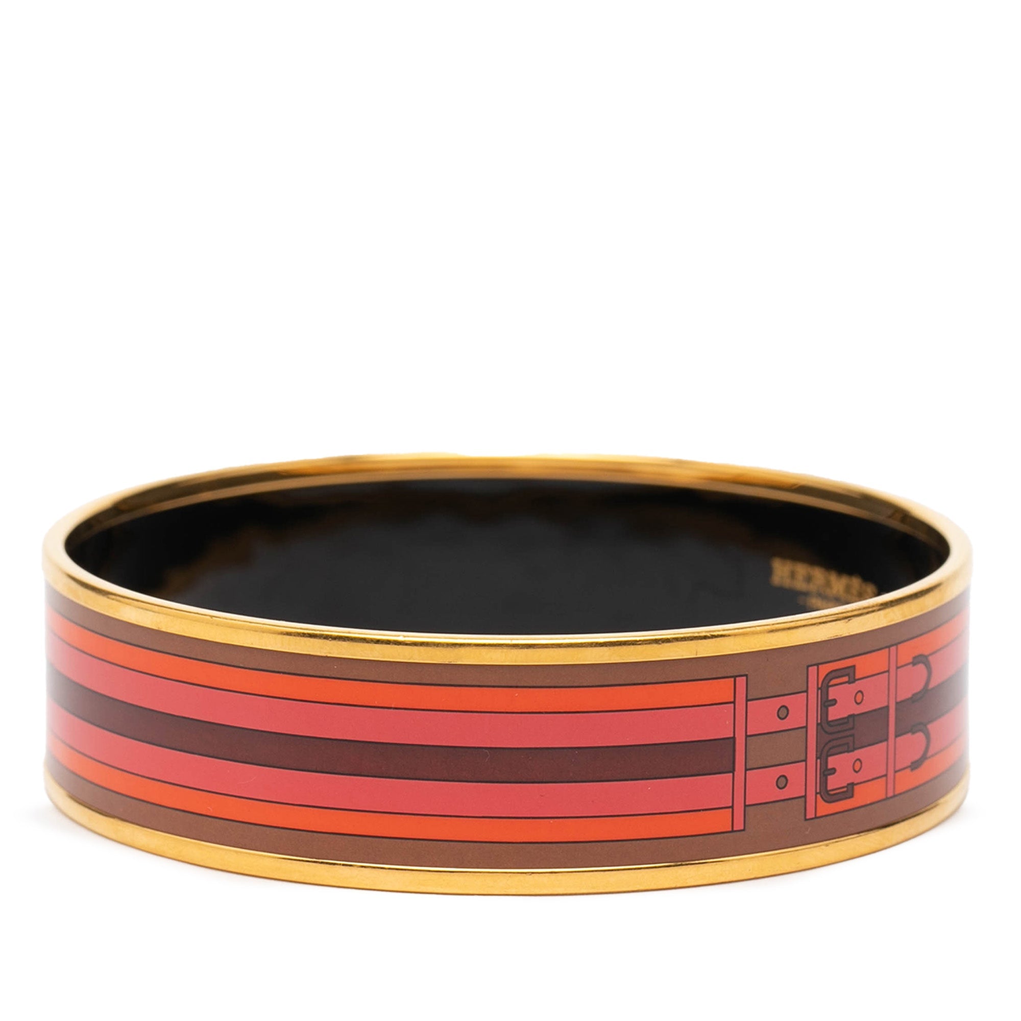 Wide Printed Enamel Bangle 65