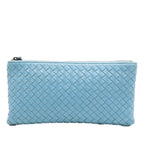 Small Nappa Intrecciato Zip Pouch