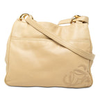 Leather Anagram Shoulder Bag