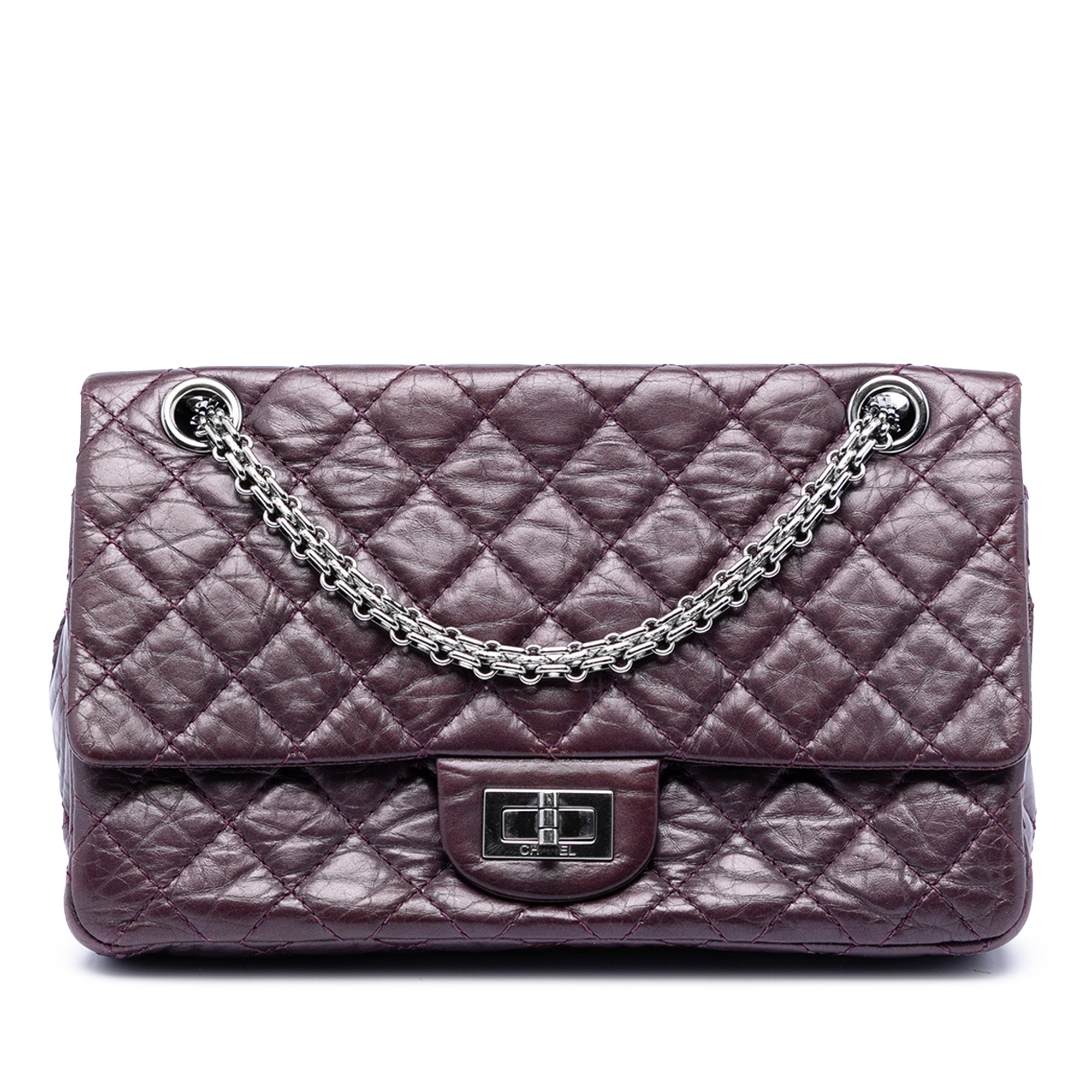 Quilted Aged Calfskin Reissue 2.55 Double Flap 225