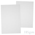 White Ribbed Paper 185gsm