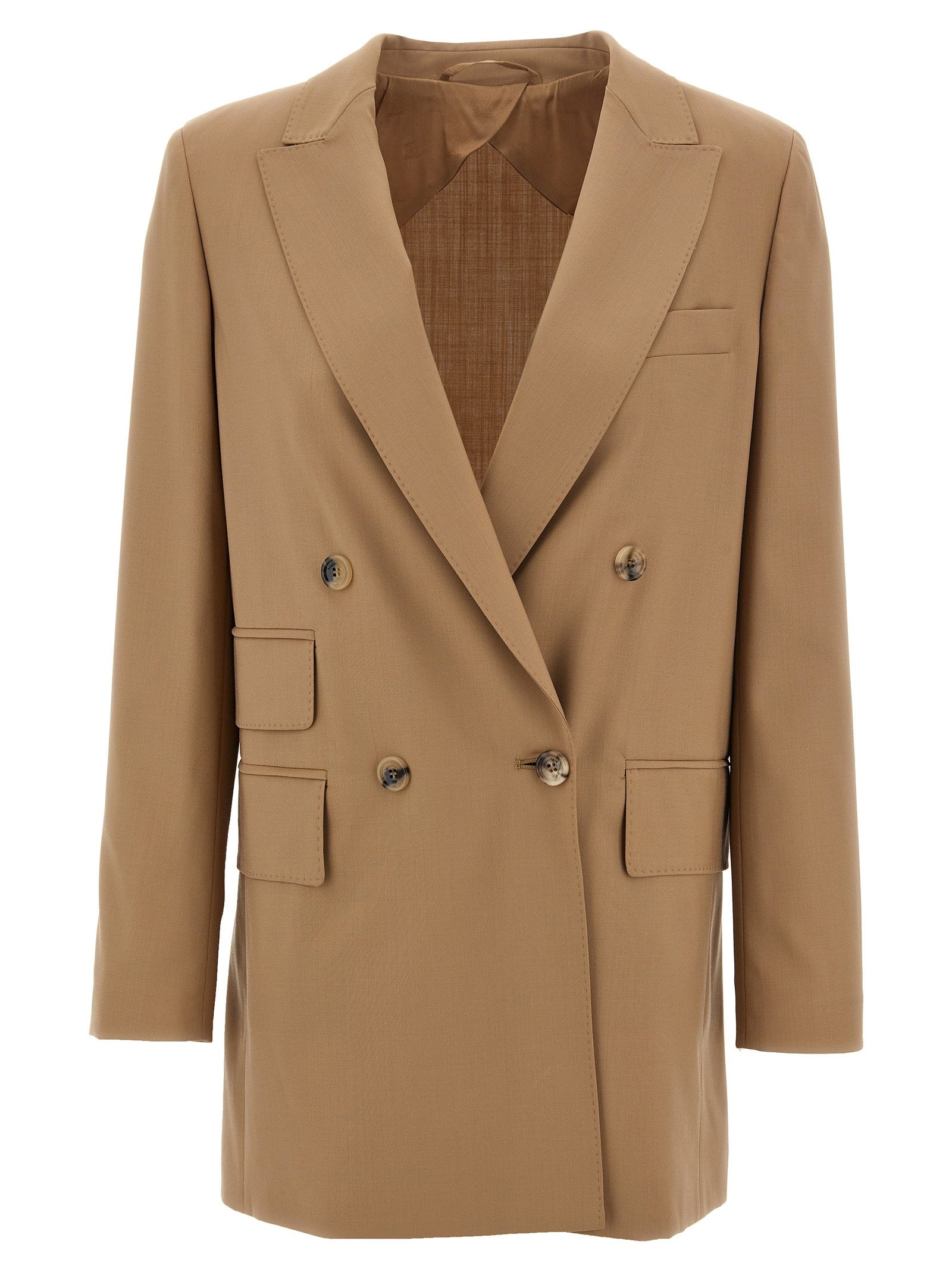 Max Mara Nebbie Blazer — Camel