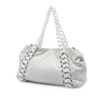 Calfskin Modern Chain Rhodoid East West Tote