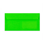 DL Green Peel & Seal Neon Envelope (110 x 220mm)