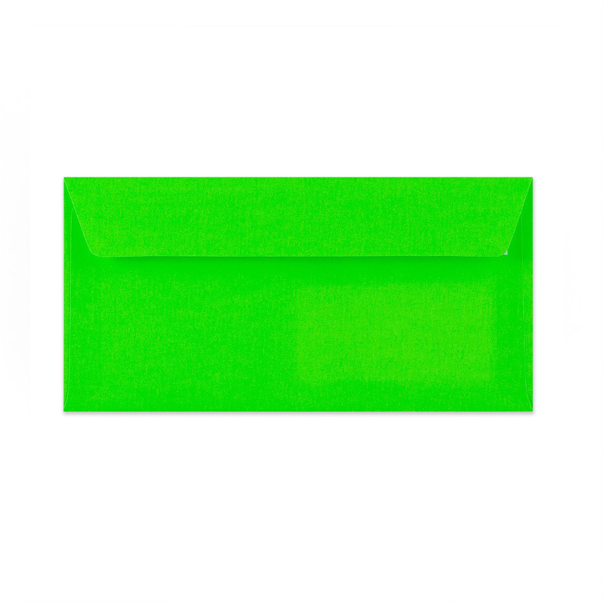 DL Green Peel & Seal Neon Envelope (110 x 220mm)