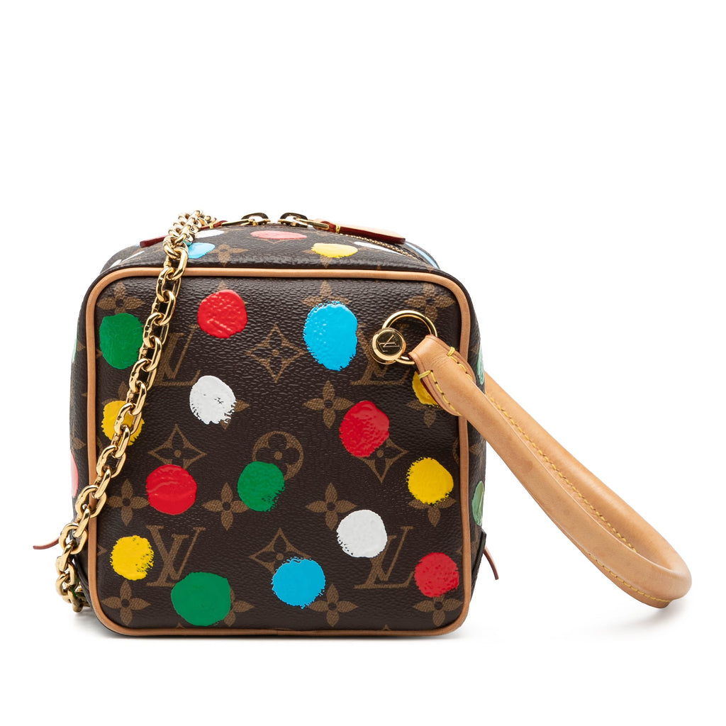 Yayoi Kusama Monogram Painted Dots Square Bag