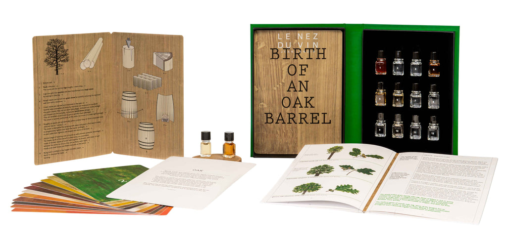 Le Nez du Vin - "The Oak" 12 Wine Aroma Kit by Jean Lenoir