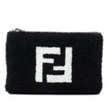 Shearling FF Flat Pouch