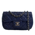 Mini Rectangular Classic Lambskin Crystal Single Flap