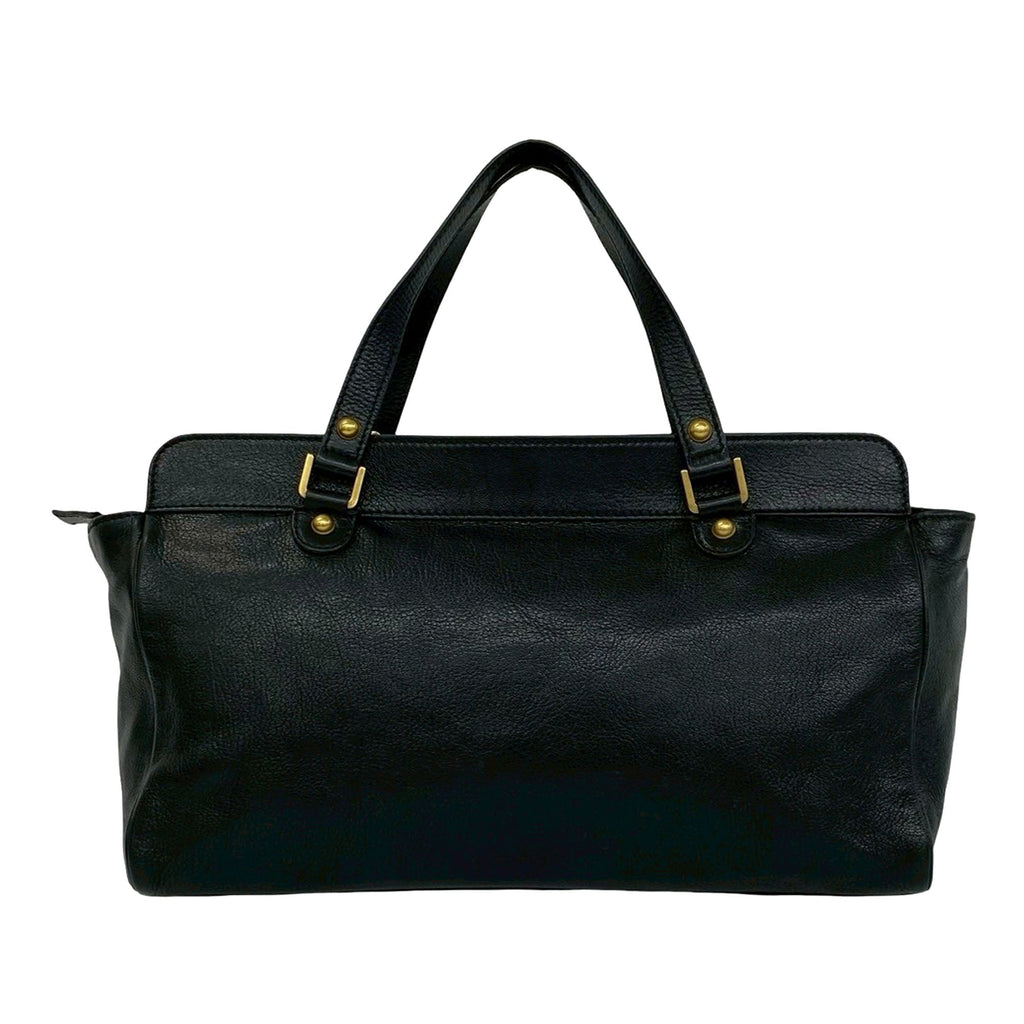 Studded Leather Interlocking G Blondie Tote