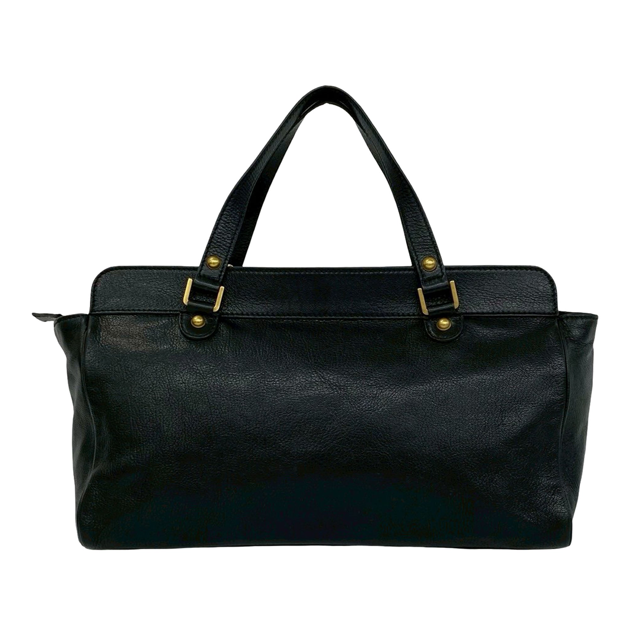 Studded Leather Interlocking G Blondie Tote