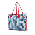 Monogram Denim Patchwork Neverfull MM