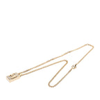 CC Gold Plated Strass Necklace Pendant