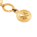 Gold Plated Clover Medallion Chain Belt