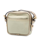 Mini Canvas Anagram Crossbody