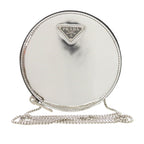 Spazzolato Round Chain Coin Crossbody