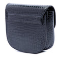 Small Croc Embossed Monogram Kaia Crossbody