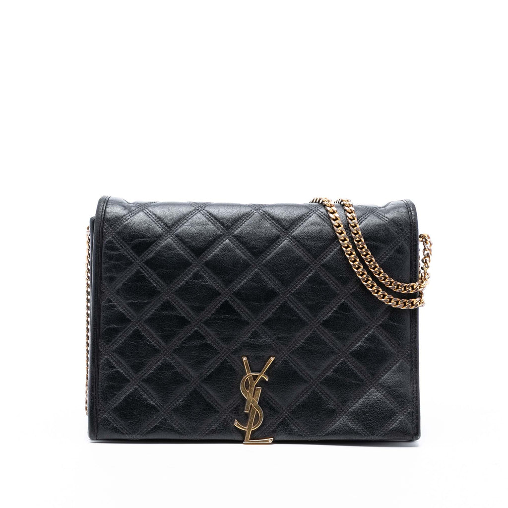 Small Quilted Lambskin Becky Chain Shoulder Bag