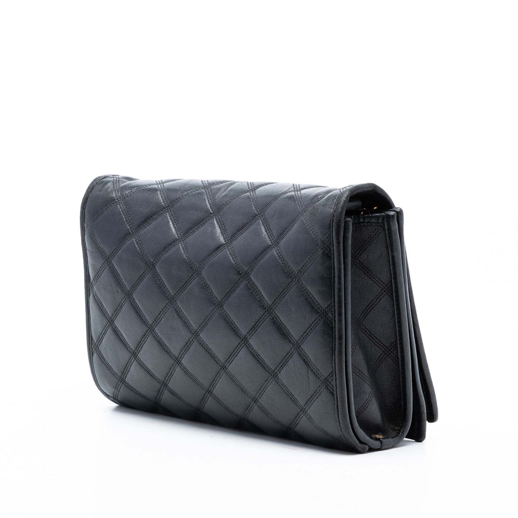 Small Quilted Lambskin Becky Chain Shoulder Bag