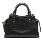 Mini Embellished Lambskin Neo Classic City Satchel