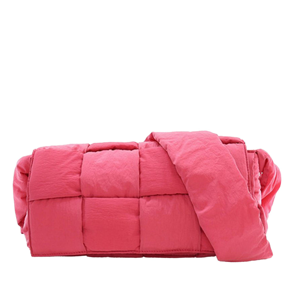 Nylon Intrecciato Padded Tech Cassette Crossbody