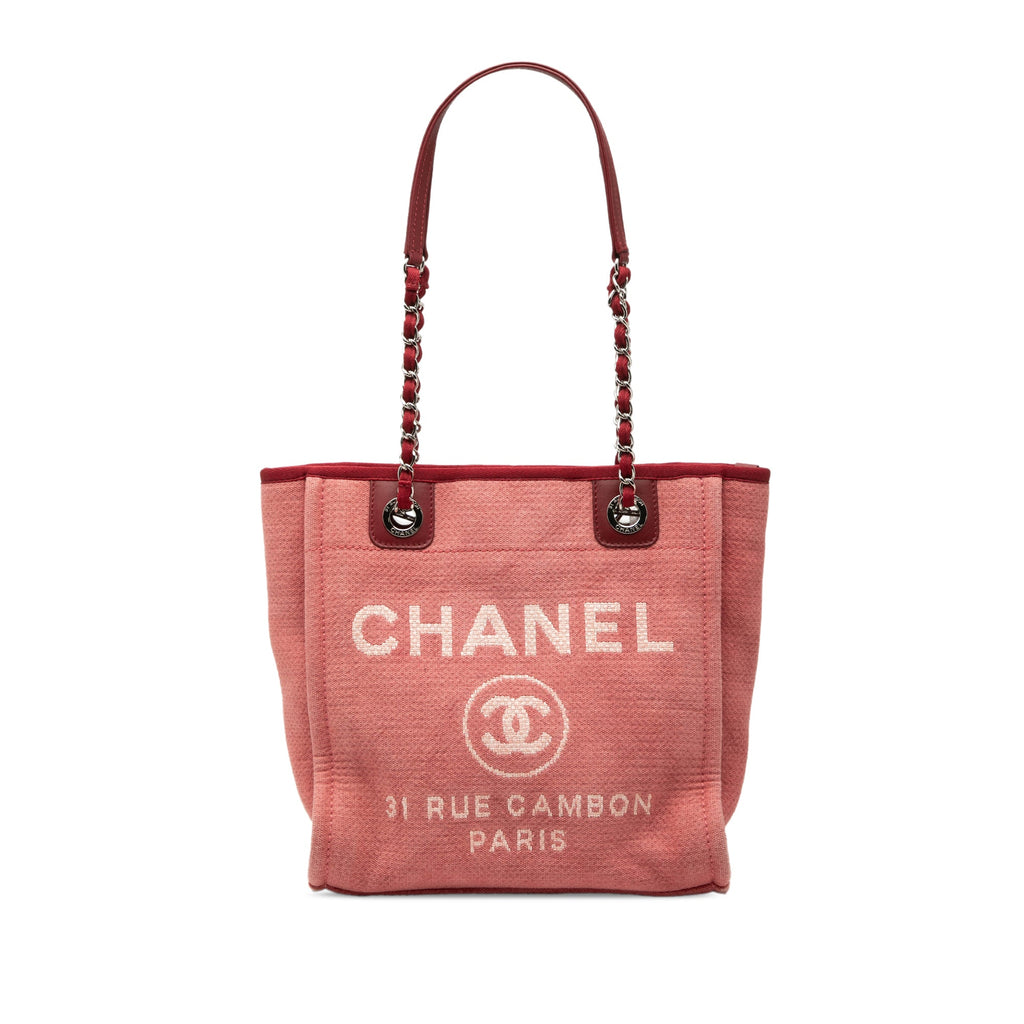 Mini Canvas Deauville Tote